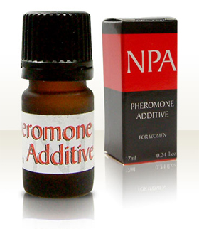 All New Pheromone AdditiveThe new, updated and long awaited Pheromone Additive has finally arrived!NPA for Women contains about five times the androstenone of the old Pheromone Additive, just for starters.Like the old PA, the New Pheromone Additive is also designed to be added to your favorite cologne or after shave.  The New Pheromone Additive is available in two separate and scientifically-based formulae, one for men and one for women.  NPA for Women is very concentrated! Only to be used for mixing with cologne or aftershave.  Comes in small (7 ml) and large (15 ml) bottles, both with a convenient eyedropper lid for easy use.