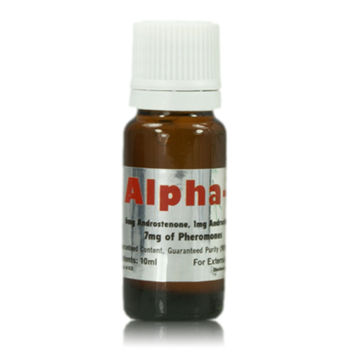 Alpha-7 Scented Pheromone Cologne for Men  is one of our most popular pheromone products to date.  Based on the popular Primal Instinct Pheromone Cologne, Alpha-7 includes 40% more pheromone content than Primal Instinct and a more complex formula including both androsteRONE and androsteNONE.  This formula is incredibly balanced, which results in powerful effects such as increased attractiveness, confidence, and perceived authority.Alpha-7 Unscented Pheromones contain no added scent, but should be combined with any of your favorite colognes for the best effect, as even unscented pheromones have a slight musky scent.  Be careful with these pheromones, as they are very powerful!  Only a couple drops are necessary to get the attention you're looking for.Alpha-7 Unscented Pheromones come in a 10mL dripper top bottle.Alpha-7 also comes in a scented variety for men, available here.Pheromone Content:1 mg of androsteRONE and 6 mg of androsteNONE.
