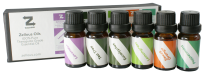Aromatherapy Top 6 Essential Oils - 100% Pure & Therapeutic Grade (Lavender, Sweet Orange, Eucalyptus, Peppermint, Tea Tree, Lemongrass)